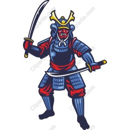 Fierce Samurai Warrior