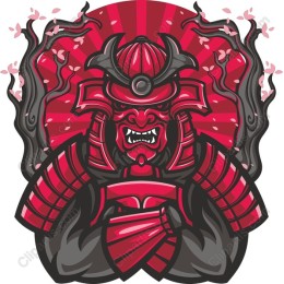 Fierce Samurai Warrior
