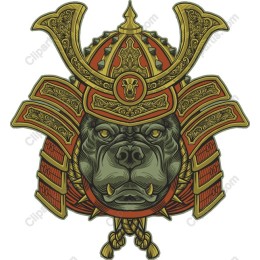 Rottweiler Samurai Helmet