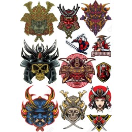Samurai Warriors Bundle - Premium Clipart Set