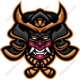 Fierce Samurai Mask