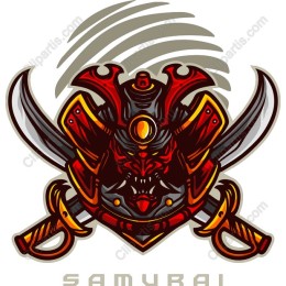 Fierce Samurai Warrior