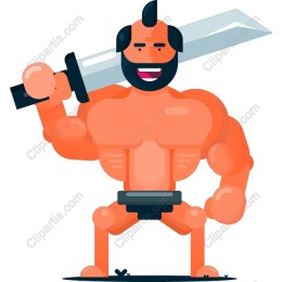 Muscular Warrior