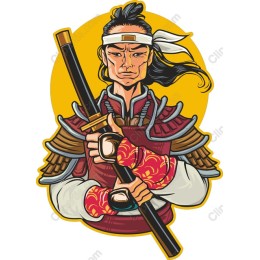 Fierce Samurai Warrior