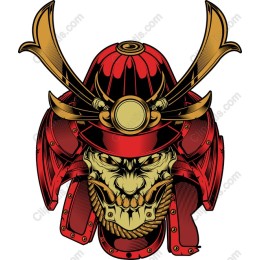 Fierce Samurai Skull Helmet
