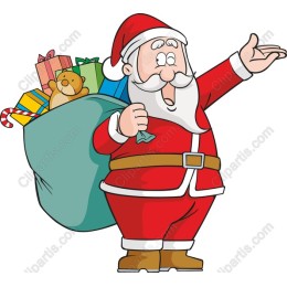 Cheerful Santa Claus