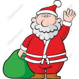 Cheerful Santa Claus
