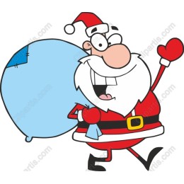 Cheerful Santa Claus
