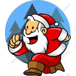 Cheerful Santa Claus