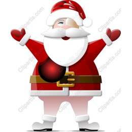 Cheerful Santa Claus
