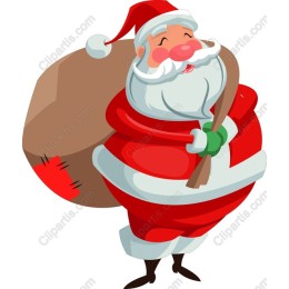 Whimsical Santa Claus Holiday