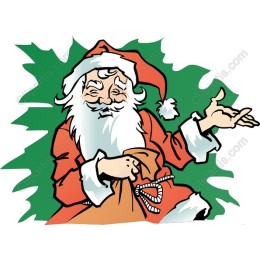 Cheerful Santa Claus