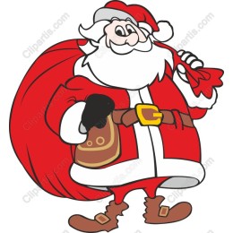 Cheerful Santa Claus