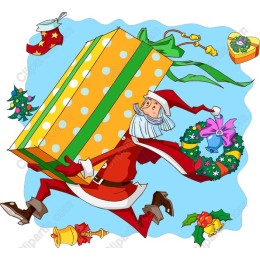 Vibrant Santa Claus Holiday