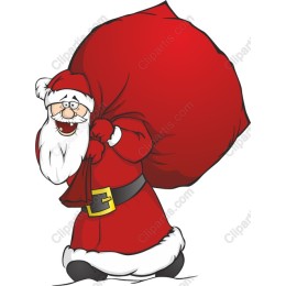 Cheerful Santa Claus