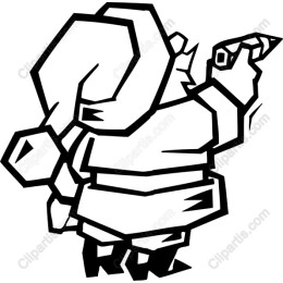 Stylized Santa Claus