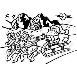 Santa's Festive Sleigh