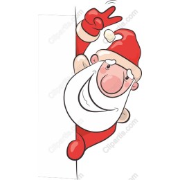 Playful Santa Claus