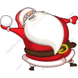 Playful Santa Claus