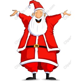 Cheerful Santa Claus