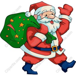 Cheerful Santa Claus