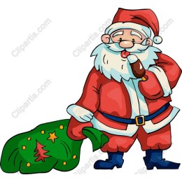 Cheerful Santa Claus