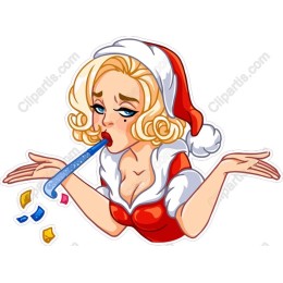 Glamorous Holiday Santa