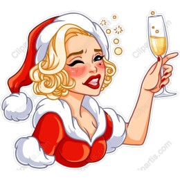 Glamorous Santa Holiday