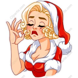 Glamorous Christmas Character