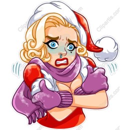 Cheerful Winter Woman
