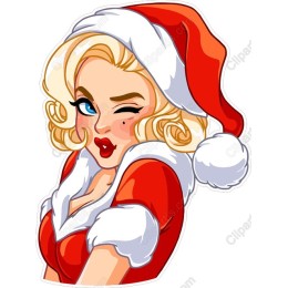 Glamorous Santa Girl