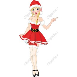 Christmas Cheer Santa Girl
