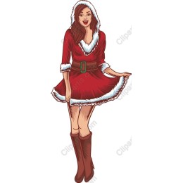 Cheerful Holiday Woman
