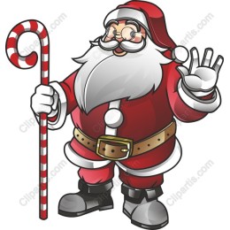 Cheerful Santa Claus