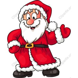 Cheerful Santa Claus