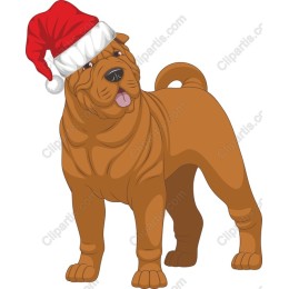 Christmas Shar-Pei