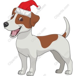 Festive Cheerful Dog