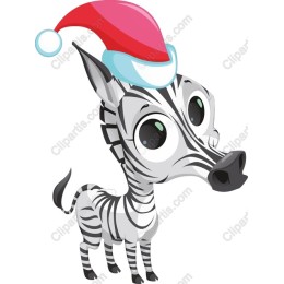Christmas Zebra