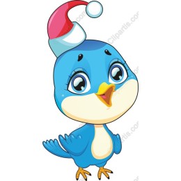 Festive Blue Bird