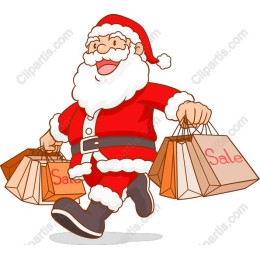 Santa Claus Holiday Shopping