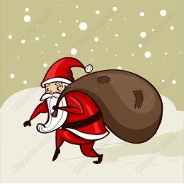 Whimsical Santa Claus