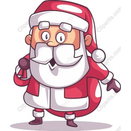 Cheerful Santa Claus