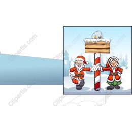 Christmas Cheer: Santa and Companion
