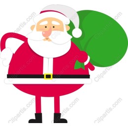 Cheerful Santa Claus