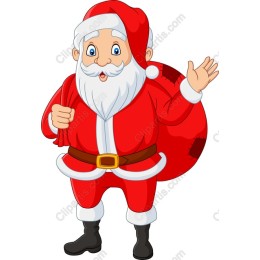 Cheerful Santa Claus