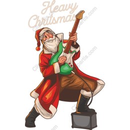 Heavy Christmas Rockin' Santa Claus