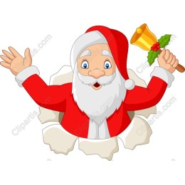 Jubilant Santa Claus