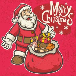 Cheerful Santa Claus