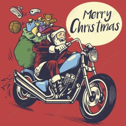 Santa's Adventurous Ride - Christmas Motorcycle