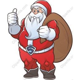 Superhero Santa Claus